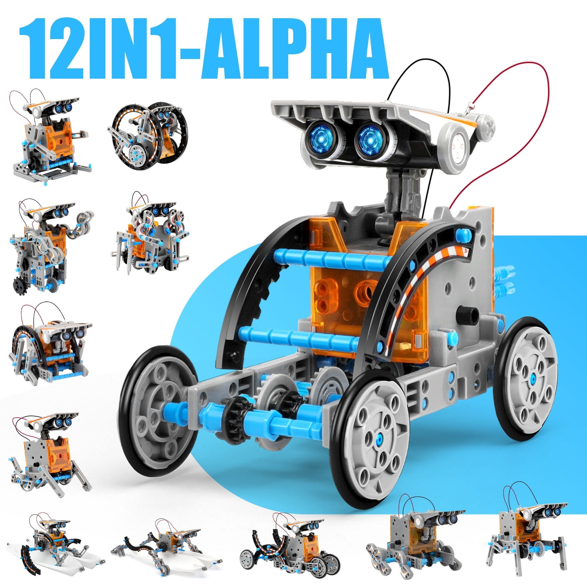 Sillbird 12-in-1 Solar Robot Kit