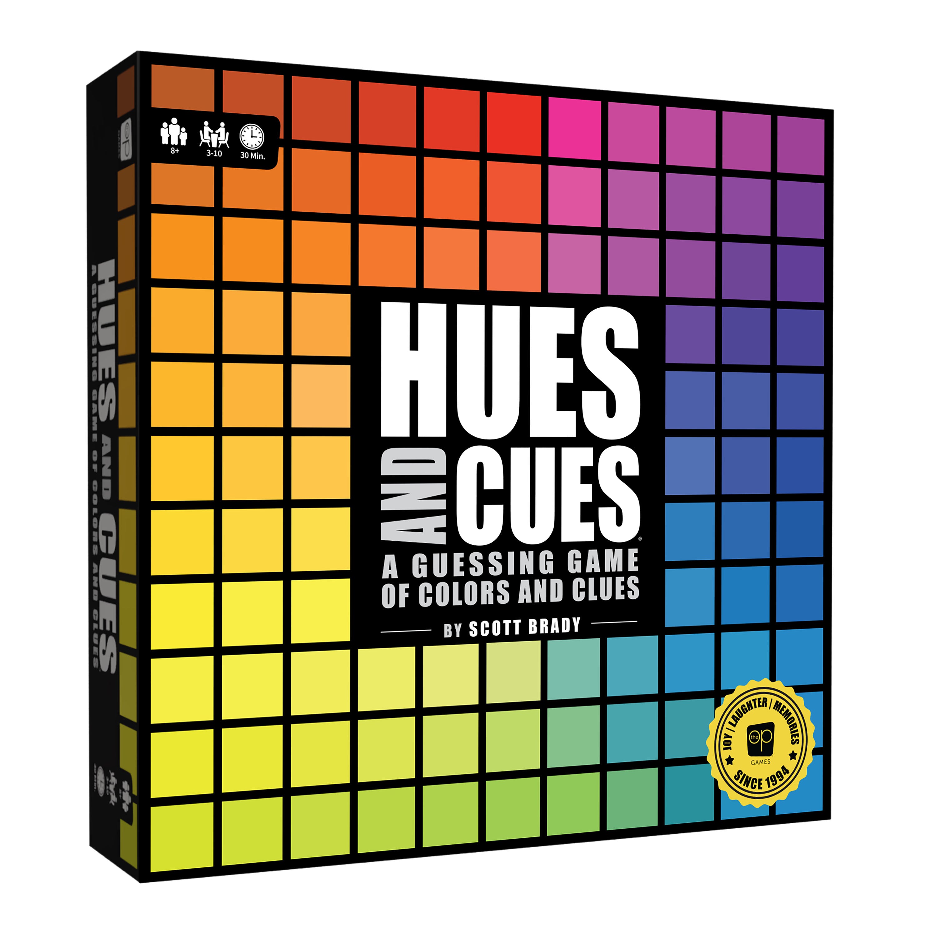 HUES and CUES colour-guessing board game (3-10 players), product photo