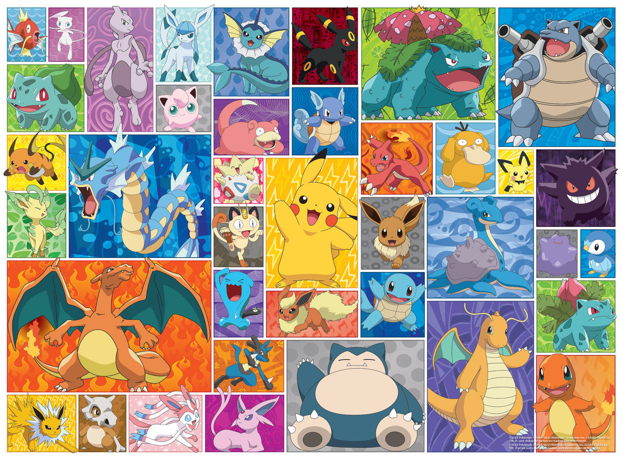Pokémon Frames 1000-piece puzzle, product photo