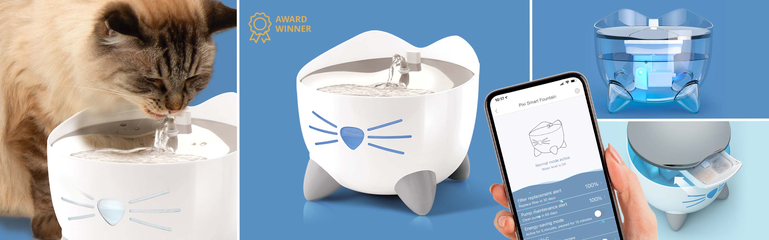 Catit PIXI Smart cat fountain, product photo
