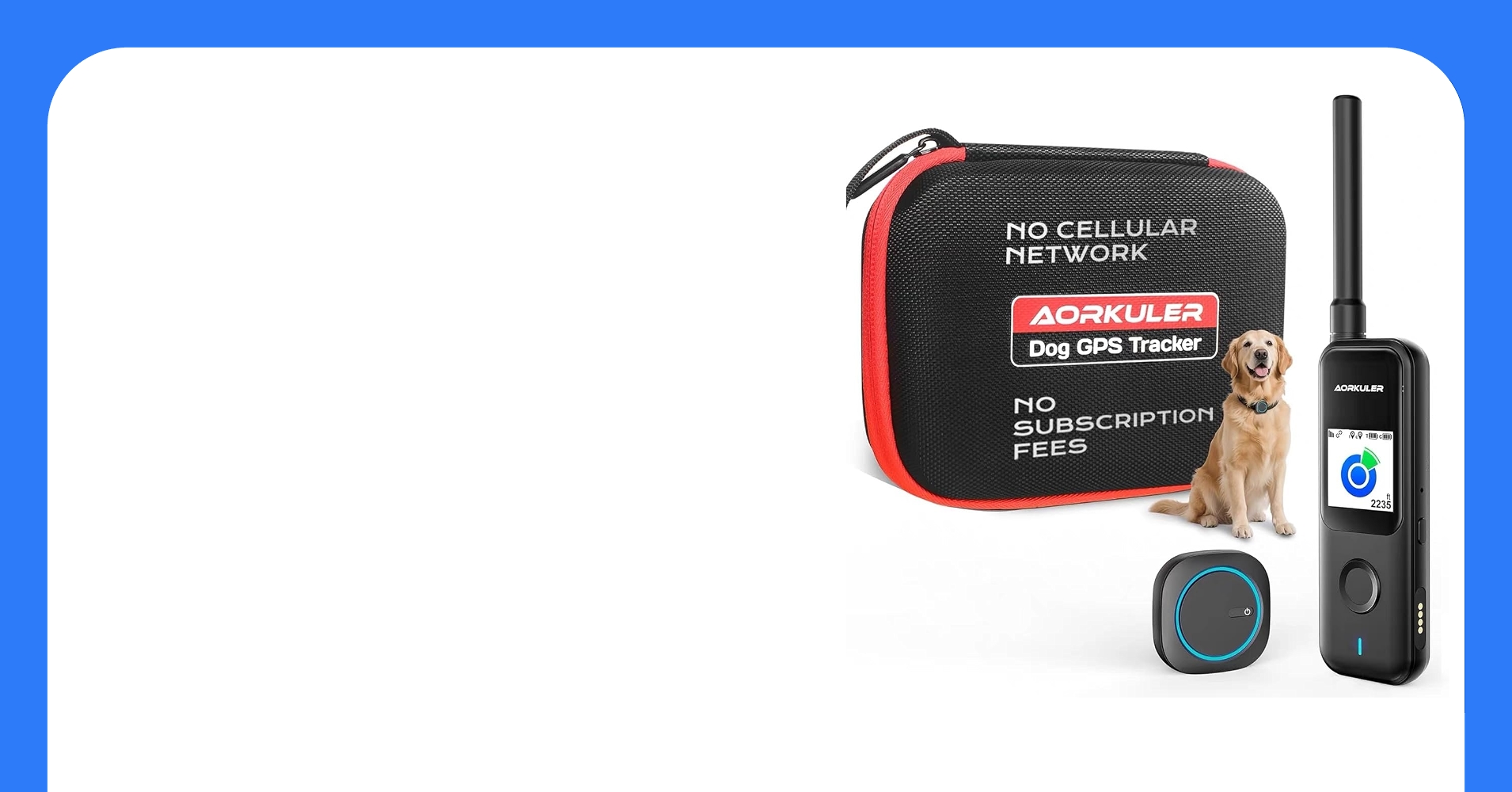 Aorkuler GPS Dog Tracker