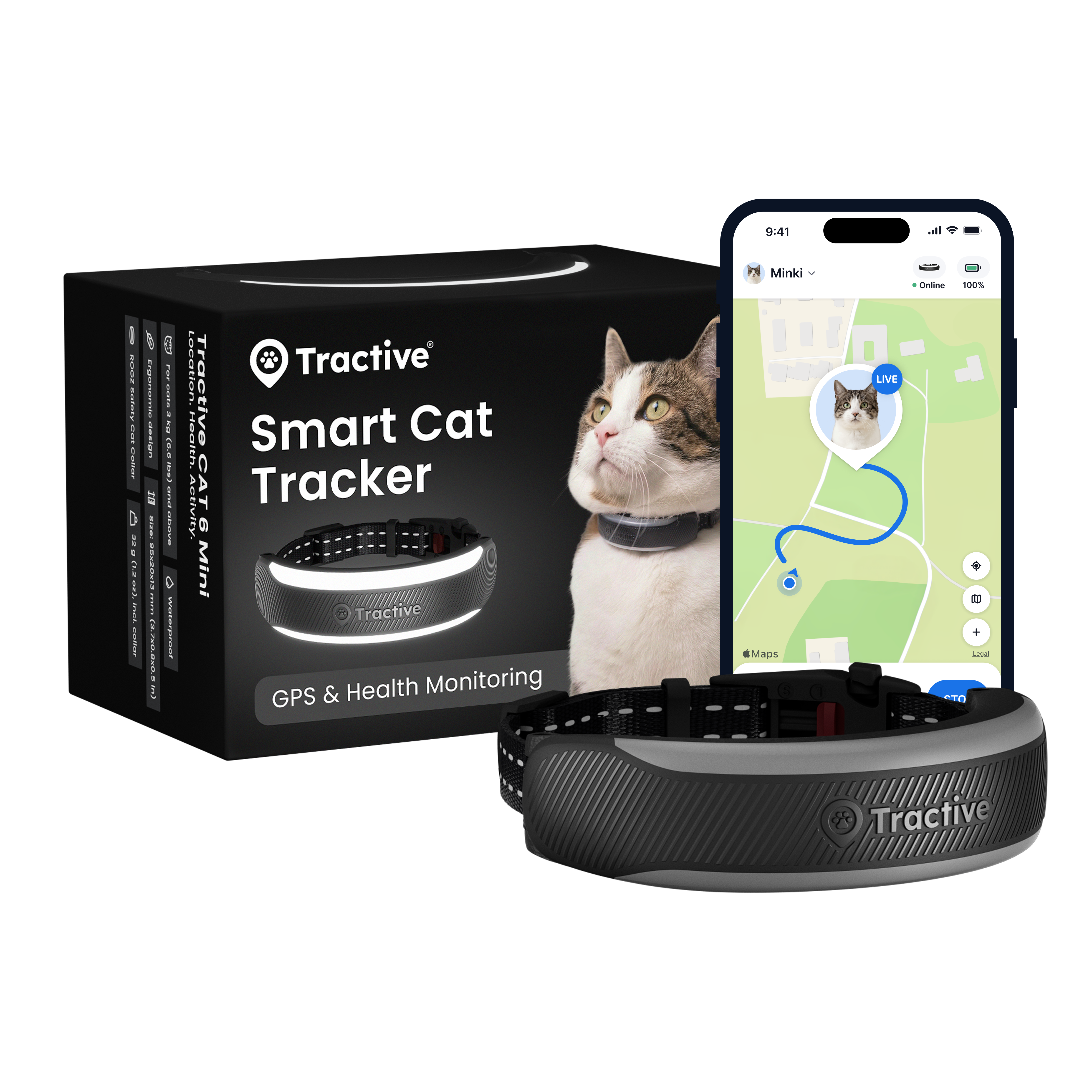 Tractive Smart Cat GPS tracker, product photo