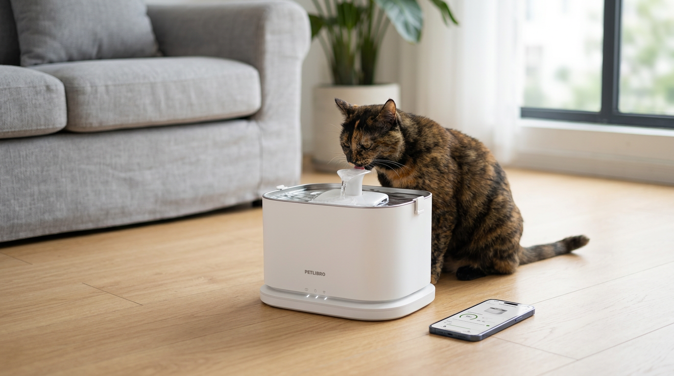 PETLIBRO Upgrade Cat Water Fountain Review: Cordless, App-Monitored Hydration for Your Cat