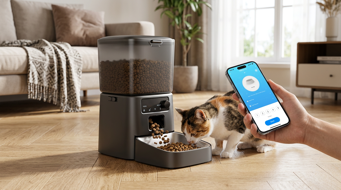 oneisall Wi-Fi Automatic Cat Feeder (3.5L) Review: Does Remote Feeding Actually Work for Real Cat Owners?